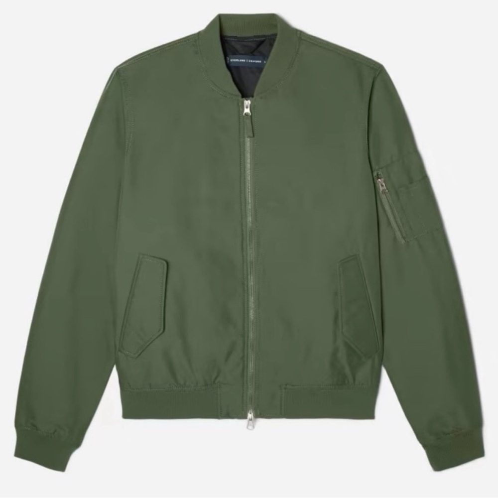 Everlane ‘The Bomber Jacket’ - Uniform - Forest Green - Large